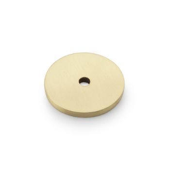 Picture of Circular Backplate in Satin Brass - AW895-SB