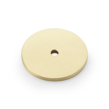 Picture of Circular Backplate in Satin Brass - AW895-SB