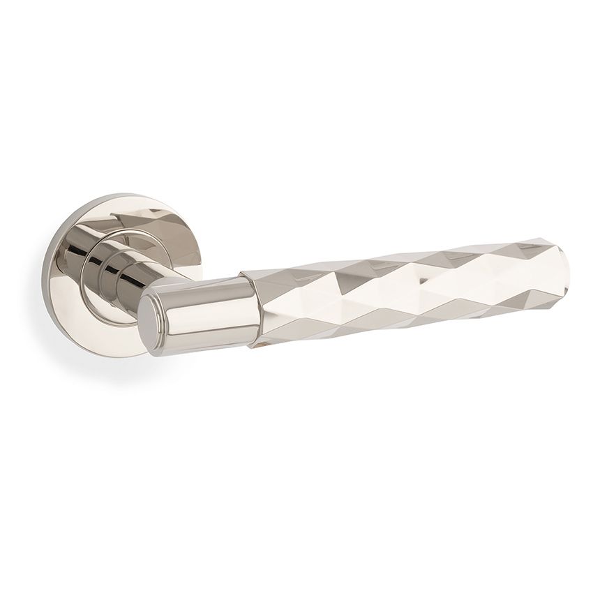 Picture of Alexander & Wilks Spitfire Lever Diamond Cut - Polished Nickel Pvd - AW226-PNPVD