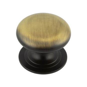 Jedo Plain Cupboard Knob- Antique Brass - JV47AAB Picture of Jedo Plain Cupboard Knob- Antique Brass - JV47AAB