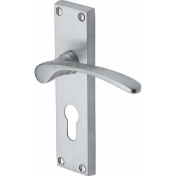 Sophia Euro Cylinder Door Handle - V4146.48-SC Picture of Sophia Euro Cylinder Door Handle - V4146.48-SC