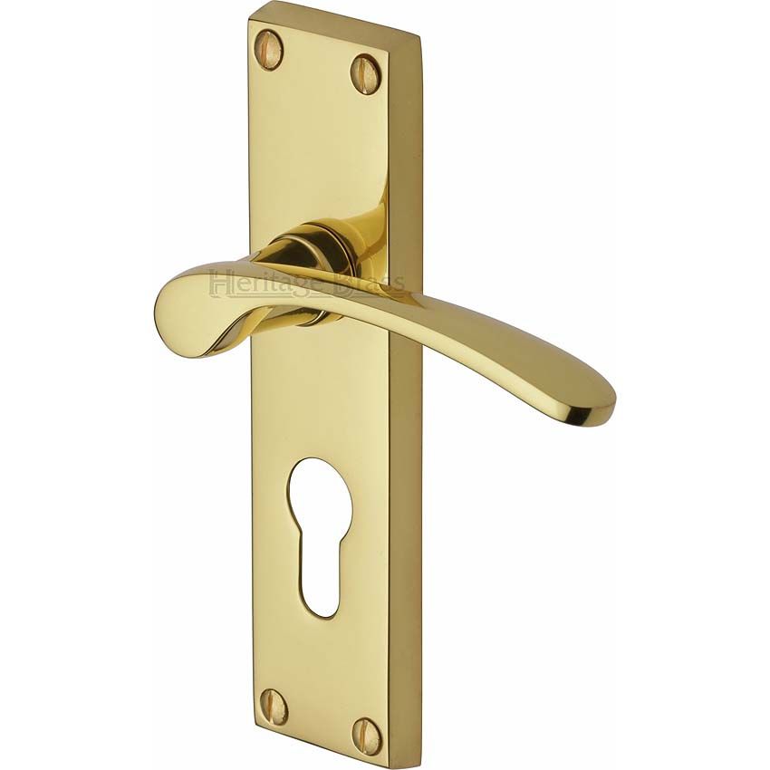 Picture of Sophia Euro Cylinder Door Handle - V4146.48-PB