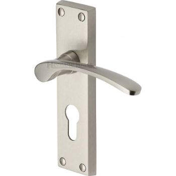 Picture of Sophia Euro Cylinder Door Handle - V4146.48-SN Picture of Sophia Euro Cylinder Door Handle - V4146.48-SN