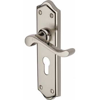 Picture of Buckingham Euro Cylinder Door Handle -W4248-MC Picture of Buckingham Euro Cylinder Door Handle -W4248-MC