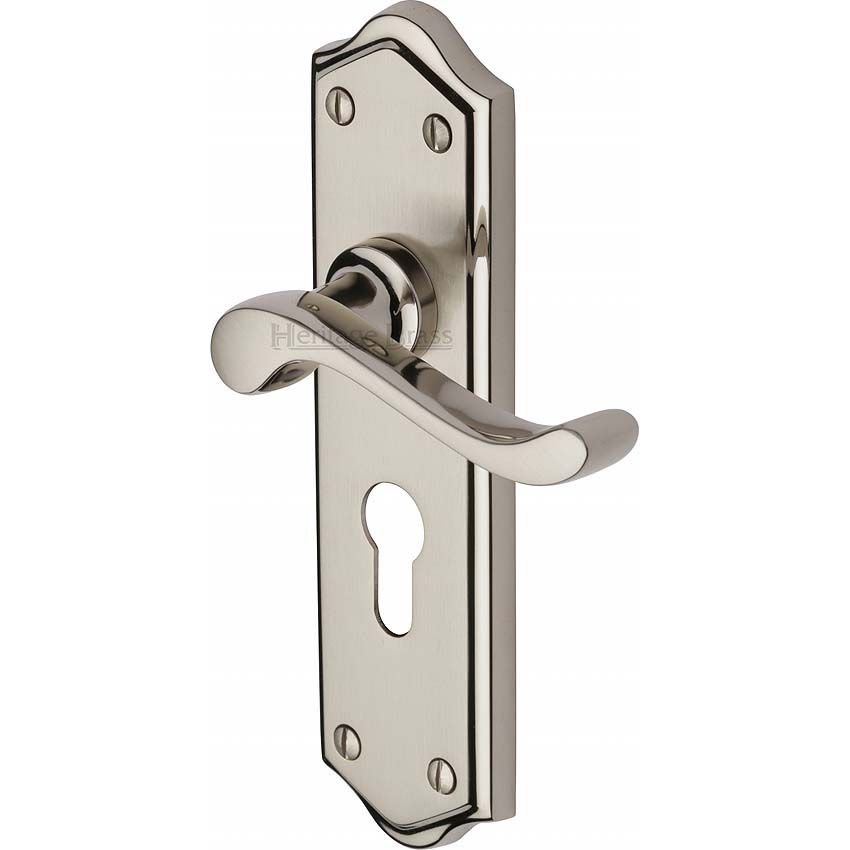 Picture of Buckingham Euro Cylinder Door Handle -W4248-MC