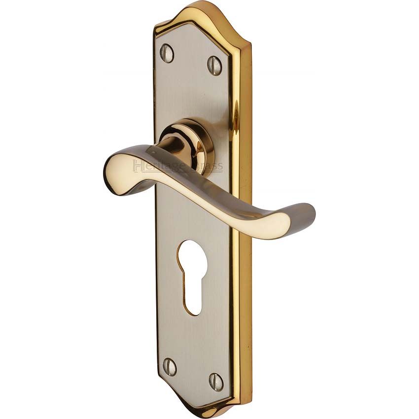 Picture of Buckingham Euro Cylinder Door Handle -W4248-JP