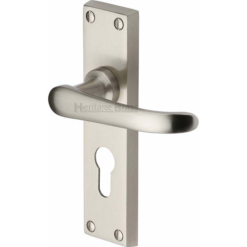 Picture of Windsor Euro Cylinder Door Handle - V727-SN