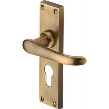 Picture of Windsor Euro Cylinder Door Handle - V727-AT Picture of Windsor Euro Cylinder Door Handle - V727-AT