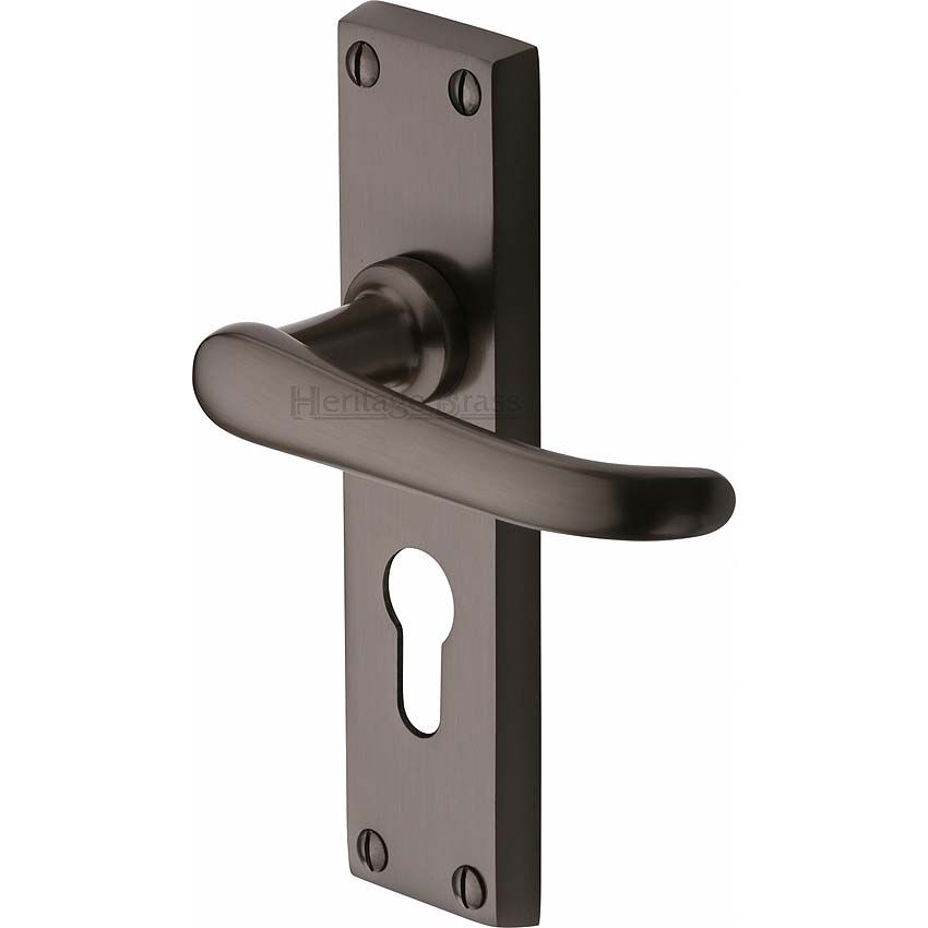 Picture of Windsor Euro Cylinder Door Handle - V727-MB