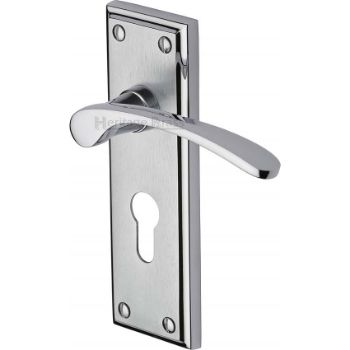 Picture of Hilton Euro Cylinder Door Handle - HIL8648-AP Picture of Hilton Euro Cylinder Door Handle - HIL8648-AP