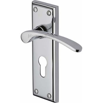 Picture of Hilton Euro Cylinder Door Handle - HIL8648-PC Picture of Hilton Euro Cylinder Door Handle - HIL8648-PC