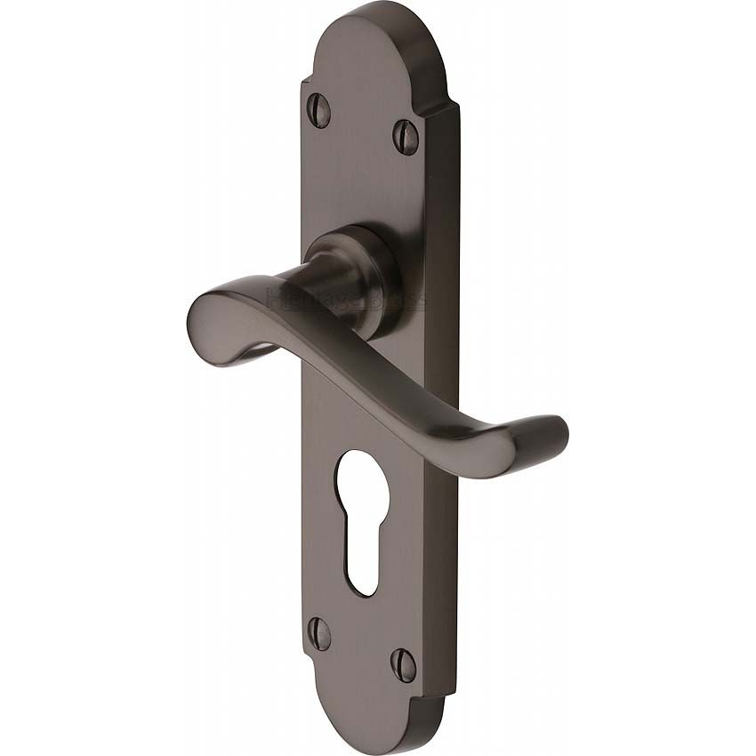 Picture of Savoy Euro Cylinder Door Handle -S607-MB