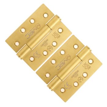 Grade 14 High Performance Concealed Bearing Hinge - PVD Satin Brass - VHC243-PVDSB Picture of Grade 14 High Performance Concealed Bearing Hinge - PVD Satin Brass - VHC243-PVDSB