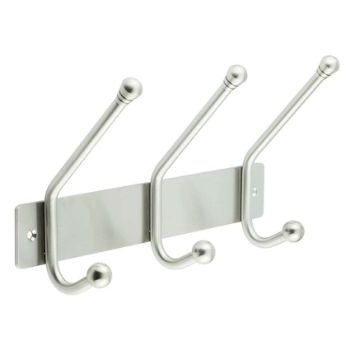 Jedo Satin Stainless Steel 3 Hook Unit- JSS800SSS Picture of Jedo Satin Stainless Steel 3 Hook Unit- JSS800SSS