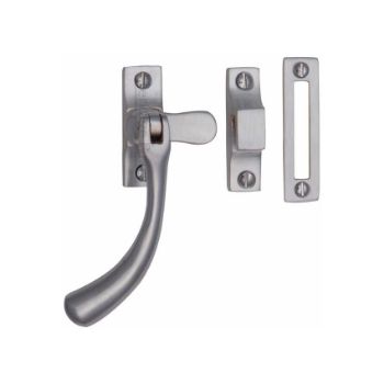 Heritage Brass Casement Window Fastener In Satin Chrome Finish - V1008 MP/HP-SC Picture of Heritage Brass Casement Window Fastener In Satin Chrome Finish - V1008 MP/HP-SC