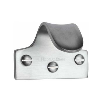 Heritage Brass Sash Lift In Satin Chrome Finish - V1110-SC Picture of Heritage Brass Sash Lift In Satin Chrome Finish - V1110-SC