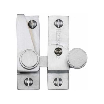 Heritage Brass Sash Fastener In Satin Chrome Finish - V1106L-SC Picture of Heritage Brass Sash Fastener In Satin Chrome Finish - V1106L-SC