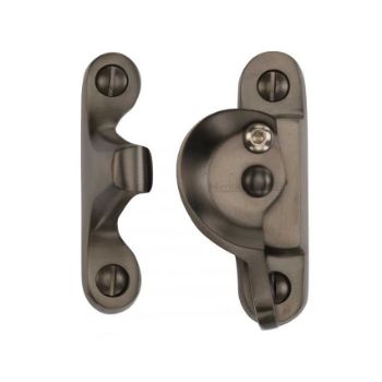 Heritage Brass Fitch Pattern Sash Fastener In Matt Bronze Finish - V2060L-MB Picture of Heritage Brass Fitch Pattern Sash Fastener In Matt Bronze Finish - V2060L-MB