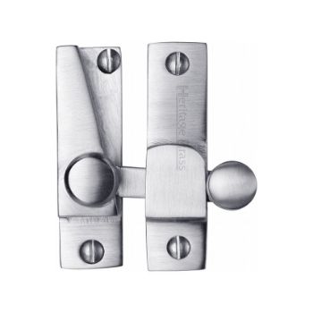 Heritage Brass Sash Fastener In Satin Chrome Finish - V1105-SC Picture of Heritage Brass Sash Fastener In Satin Chrome Finish - V1105-SC