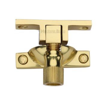 Heritage Brass Narrow Brighton Sash Fastener  In Polished Brass - V2054-PB Picture of Heritage Brass Narrow Brighton Sash Fastener  In Polished Brass - V2054-PB