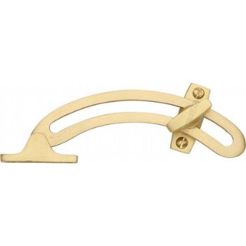 Heritage Brass Quadrant Stay In Satin Brass Finish - V1118-SB Picture of Heritage Brass Quadrant Stay In Satin Brass Finish - V1118-SB