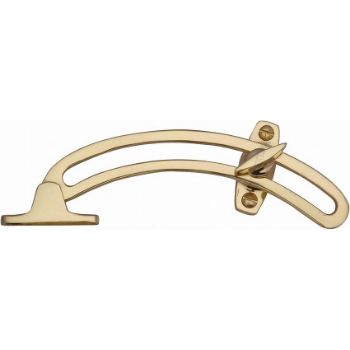 Heritage Brass Quadrant Stay In Polished Brass Finish - V1118-PB Picture of Heritage Brass Quadrant Stay In Polished Brass Finish - V1118-PB