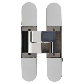 Picture of AGB Eclipse Adjustable Concealed Hinge In Polished Nickel - AGBH32PN