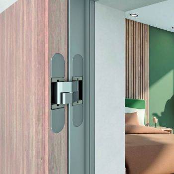 Picture of AGB Eclipse Adjustable Concealed Hinge In White - AGBH32WH