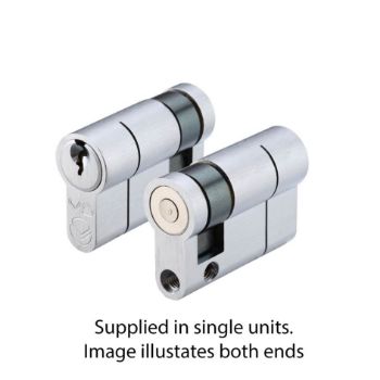 Master Keyed Half Euro Cylinder - Satin Chrome - V5EP45SSCMK1 Picture of Master Keyed Half Euro Cylinder - Satin Chrome - V5EP45SSCMK1