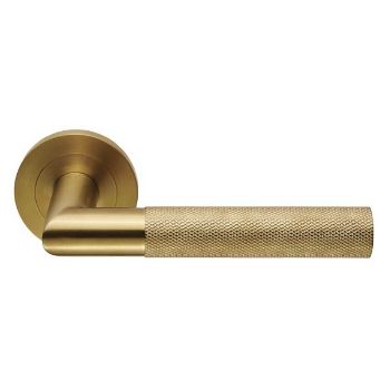Steelworx Crown Knurled Door Handle - SWL1169SPVD Picture of Steelworx Crown Knurled Door Handle - SWL1169SPVD