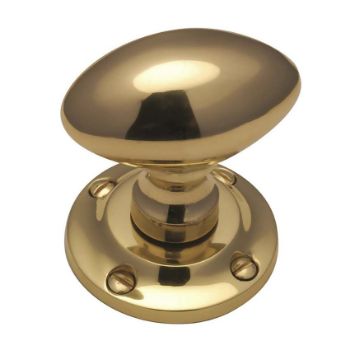Suffolk Mortice Knob In Polished Brass Finish - V960-PB Picture of Suffolk Mortice Knob In Polished Brass Finish - V960-PB