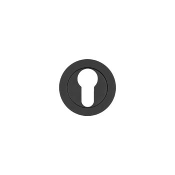 Rosso Tecnica EURO PROFILE Escutcheon in Powder Coated Black Finish - RT001PCB Rosso Tecnica EURO PROFILE Escutcheon in Powder Coated Black Finish - RT001PCB