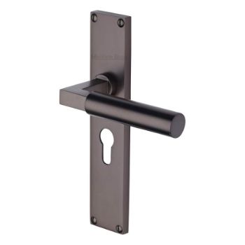 Picture of Bauhaus Euro Profile Door Handles In Matt Bronze Finish - VT6348-MB Picture of Bauhaus Euro Profile Door Handles In Matt Bronze Finish - VT6348-MB