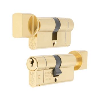 MPx6 Kitemarked 6 Pin Cylinders Key and Thumb Turn-Polished Brass- CYX713PB Picture of MPx6 Kitemarked 6 Pin Cylinders Key and Thumb Turn-Polished Brass- CYX713PB