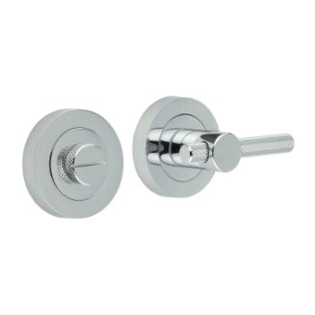 Picture of Frelan knurled wc turn and release in polished chrome - JV855pc
