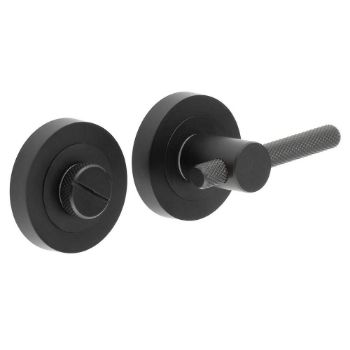 Picture of Frelan knurled wc turn and release in matt black - JV855MB