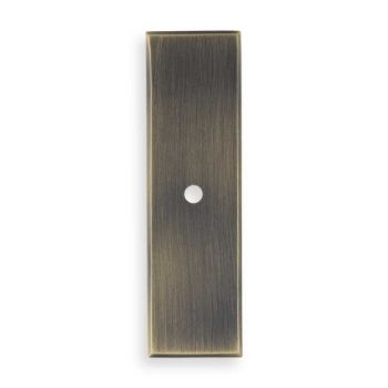 Picture of Rectangular Cabinet Knob Backplate - Antique Brass - AWBP76AB
