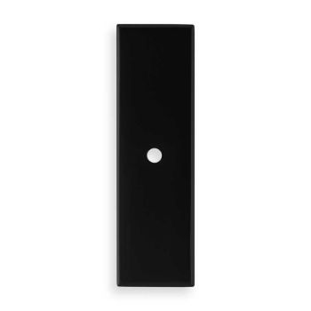 Picture of Rectangular Cabinet Knob Backplate - Black - AWBP76BL
