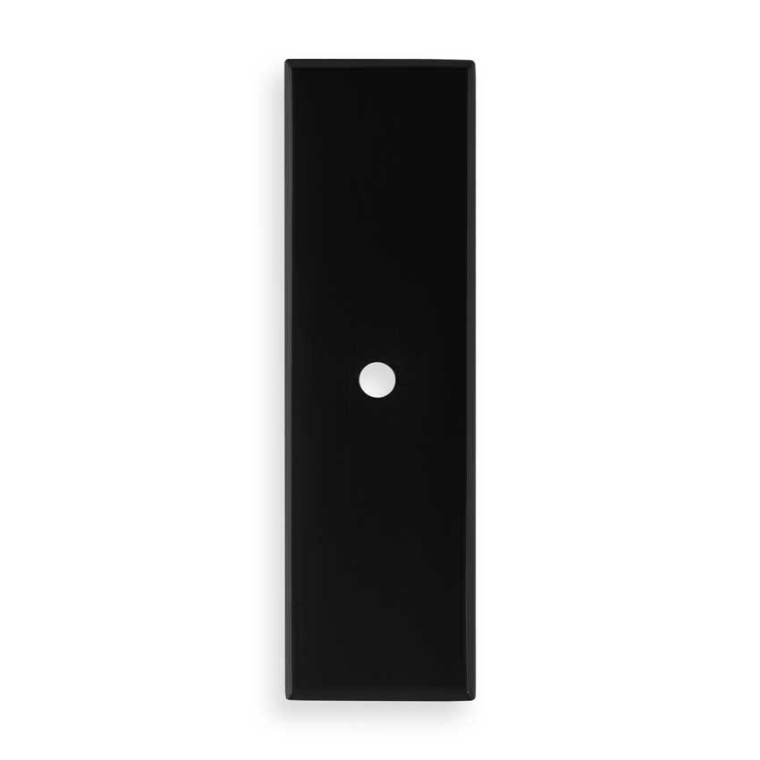 Picture of Rectangular Cabinet Knob Backplate - Black - AWBP76BL