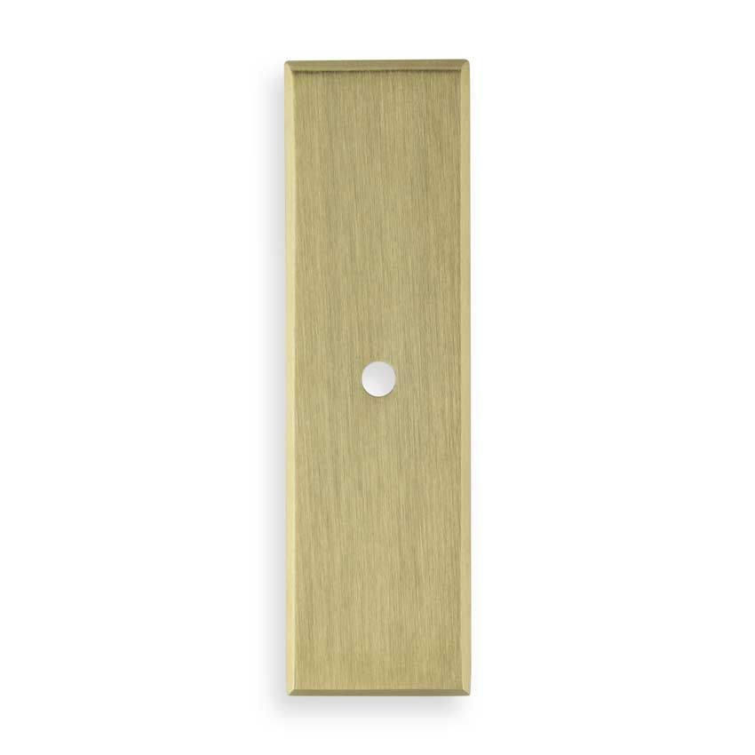 Picture of Rectangular Cabinet Knob Backplate - Satin Brass PVD - AWBP76SBPVD
