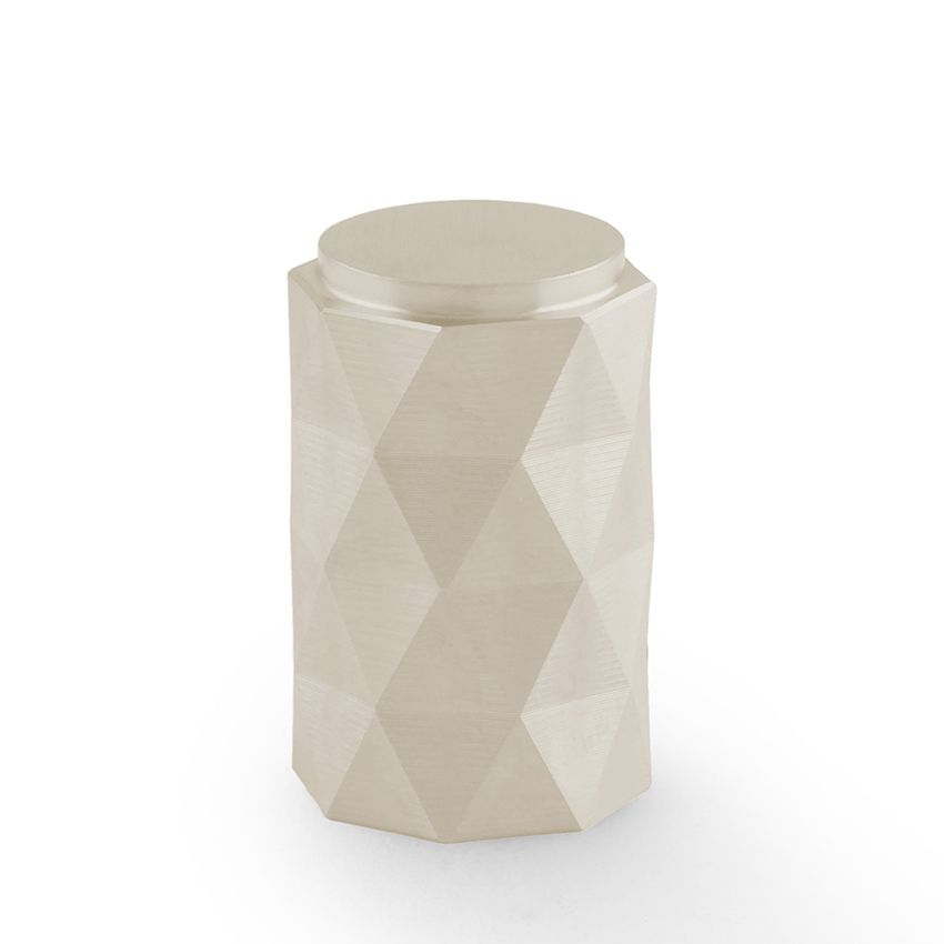 Picture of Alexander & Wilks Diamond Cut Cylinder Cabinet Knob - Satin Nickel - AW847-30-SBSN