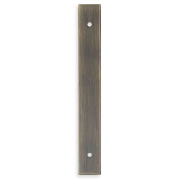 Picture of Rectangular Cabinet Pull Backplate - Antique Brass - Various Sizes - AWBP128AB