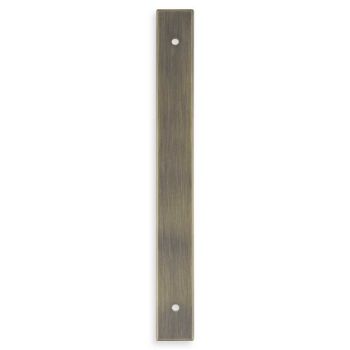 Picture of Rectangular Cabinet Pull Backplate - Antique Brass - Various Sizes - AWBP128AB