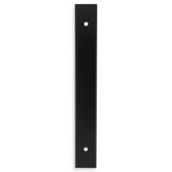 Picture of Rectangular Cabinet Pull Backplate - Black - Various Sizes - AWBP128BL