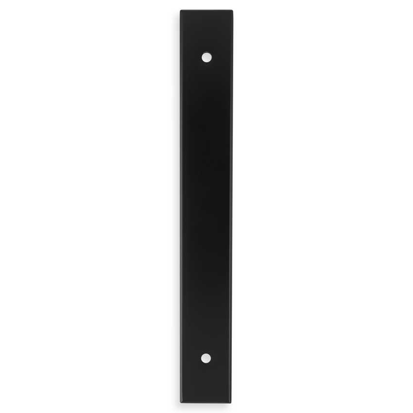 Picture of Rectangular Cabinet Pull Backplate - Black - Various Sizes - AWBP128BL