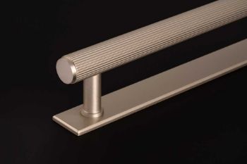 Picture of Rectangular Cabinet Pull Backplate - Black - Various Sizes - AWBP128BL