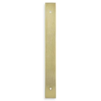Picture of Rectangular Cabinet Pull Backplate - Satin Brass PVD - Various Sizes - AWBP128SBPVD