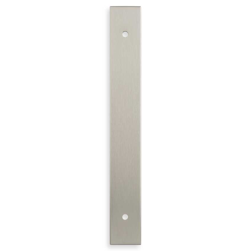 Picture of Rectangular Cabinet Pull Backplate - Satin Nickel - Various Sizes - AWBP128SN