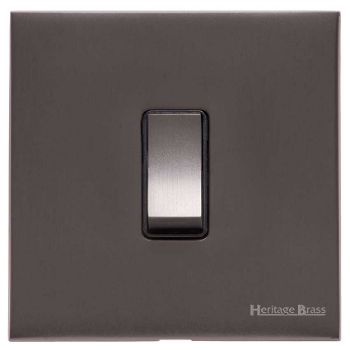 1 Gang Rocker Switch (10 Amp) - Dark Bronze - W09.500.DBZ Picture of 1 Gang Rocker Switch (10 Amp) - Dark Bronze - W09.500.DBZ