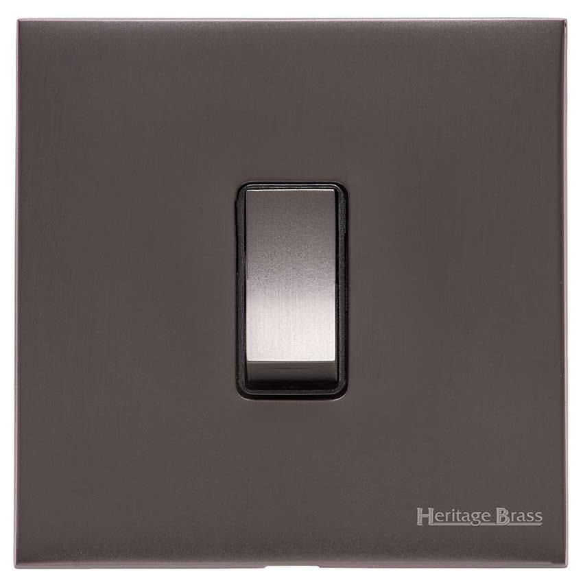 Picture of 1 Gang Rocker Switch (10 Amp) - Dark Bronze - W09.500.DBZ